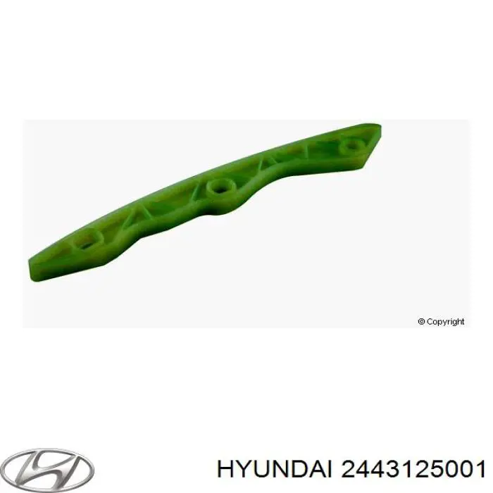 Amortecedor de cadeia do mecanismo de distribuição de gás Hyundai/Kia 2443125001 preço, a partir de 13,84 USD