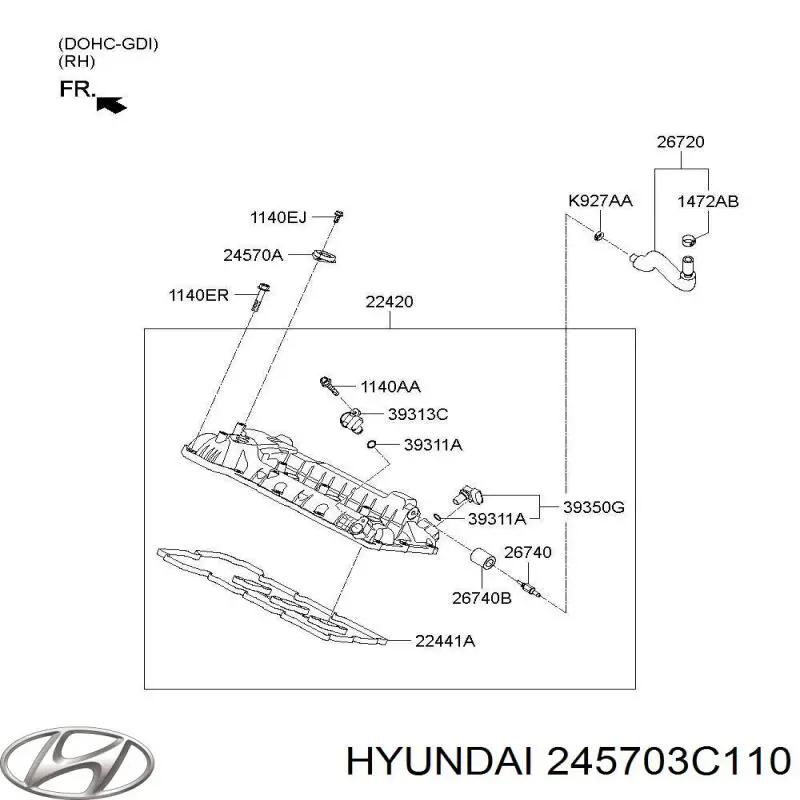 Compre 245703C110 Hyundai/Kia 
