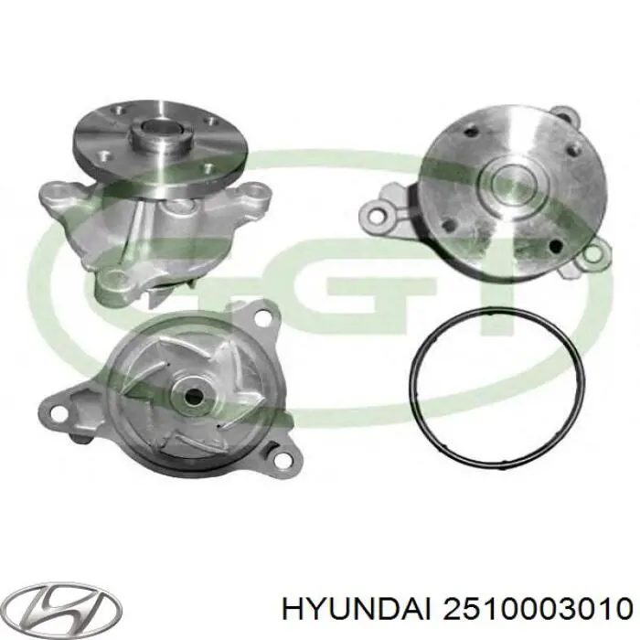 Bomba de água (bomba) de esfriamento Hyundai/Kia 2510003010 preço, a partir de 95,34 USD