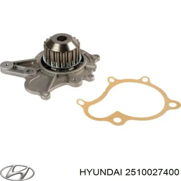 2510027400 Hyundai/Kia Bomba de água (bomba) de esfriamento