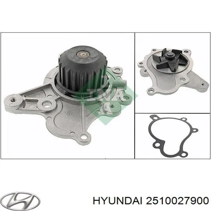 Compre 2510027900 Hyundai/Kia Bomba de água (bomba) de esfriamento