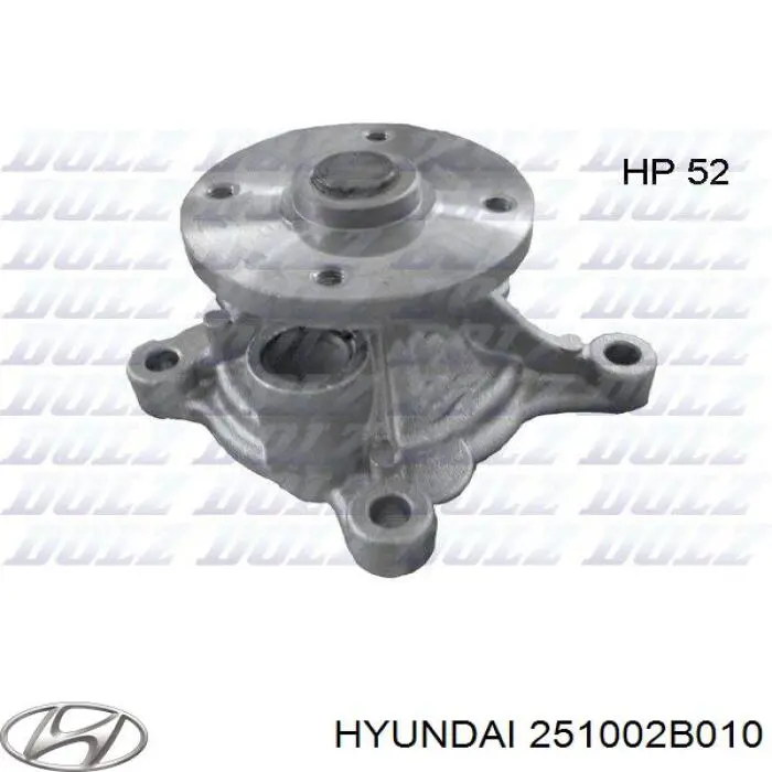 Bomba de água (bomba) de esfriamento Hyundai/Kia 251002B010 preço, a partir de 104,51 USD
