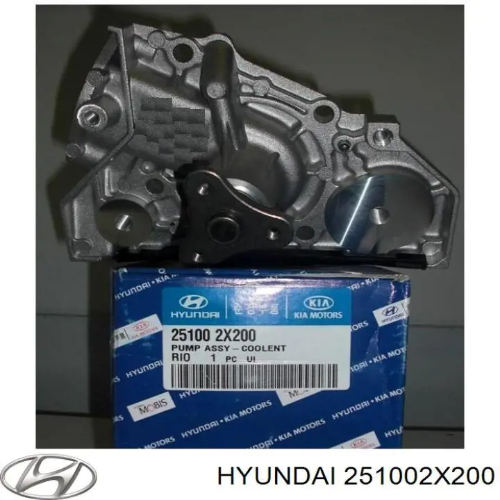 251002X200 Hyundai/Kia Bomba de água (bomba) de esfriamento
