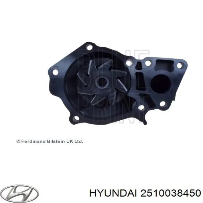 Compre 2510038450 Hyundai/Kia Bomba de água (bomba) de esfriamento
