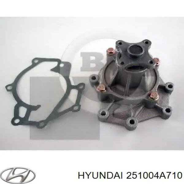 Bomba de água (bomba) de esfriamento 251004A710 Hyundai/Kia