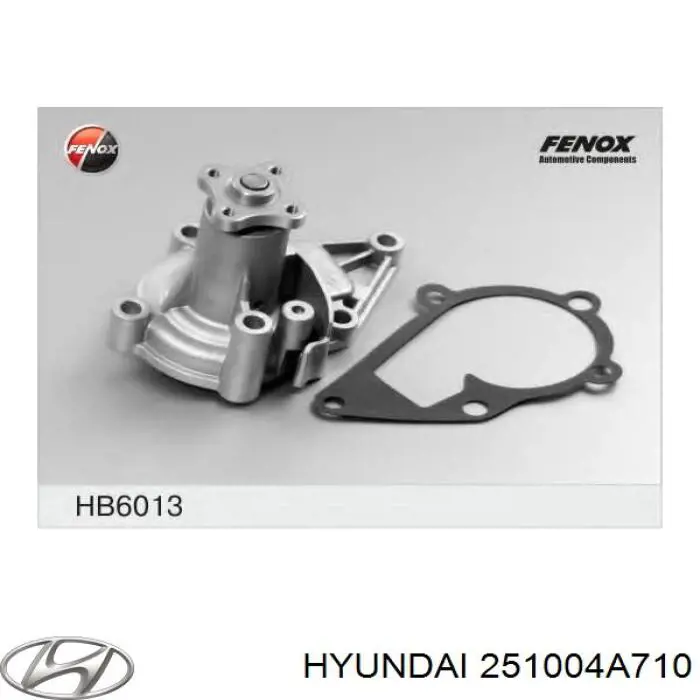 Bomba de água (bomba) de esfriamento Hyundai/Kia 251004A710 preço, a partir de 77,59 USD