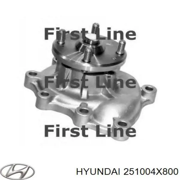 251004X800 Hyundai/Kia Bomba de água (bomba) de esfriamento
