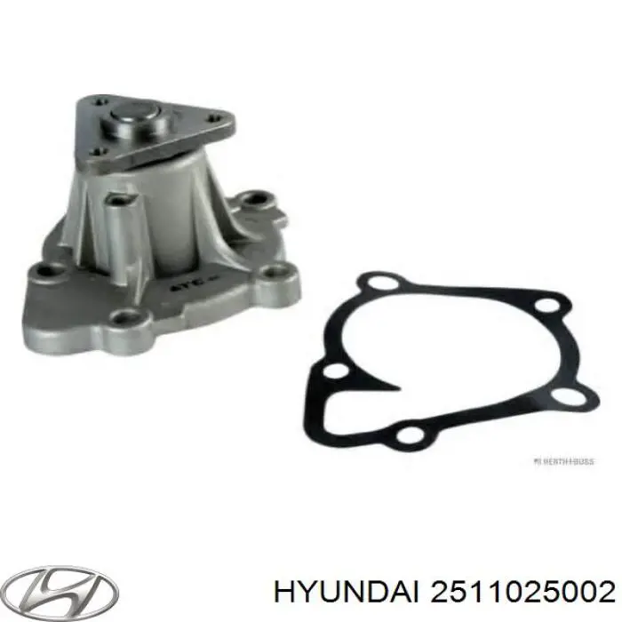 Bomba de água (bomba) de esfriamento Hyundai/Kia 2511025002 preço, a partir de 87,22 USD