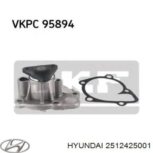 Vedante de bomba de água Hyundai/Kia 2512425001 preço, a partir de 3,27 USD