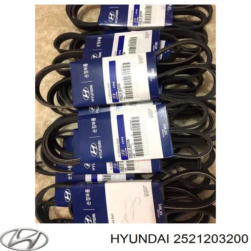 2521203200 Hyundai/Kia Correia dos conjuntos de transmissão