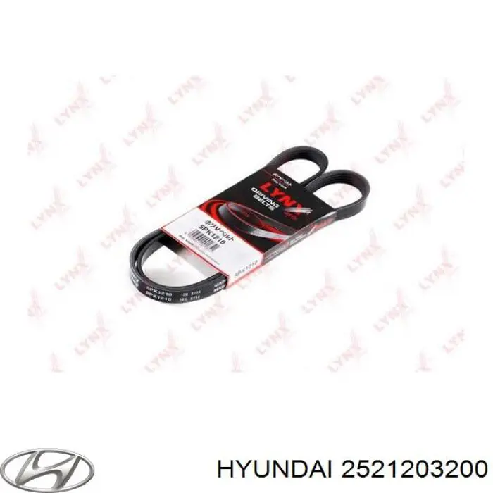 Correia dos conjuntos de transmissão Hyundai/Kia 2521203200 preço, a partir de 9,45 USD