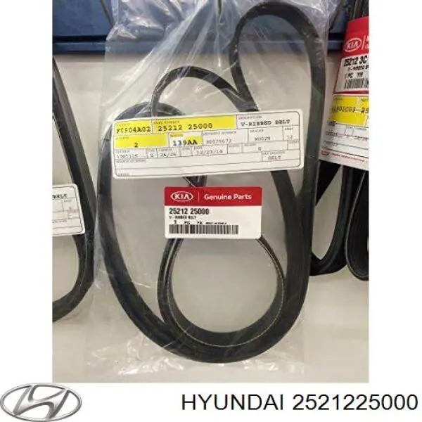 Correia dos conjuntos de transmissão Hyundai/Kia 2521225000 preço, a partir de 23,64 USD