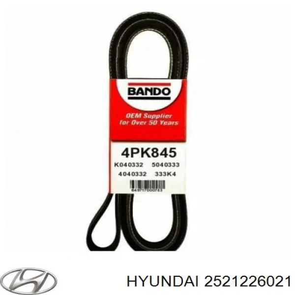 Correia dos conjuntos de transmissão Hyundai/Kia 2521226021 preço, a partir de 7,29 USD