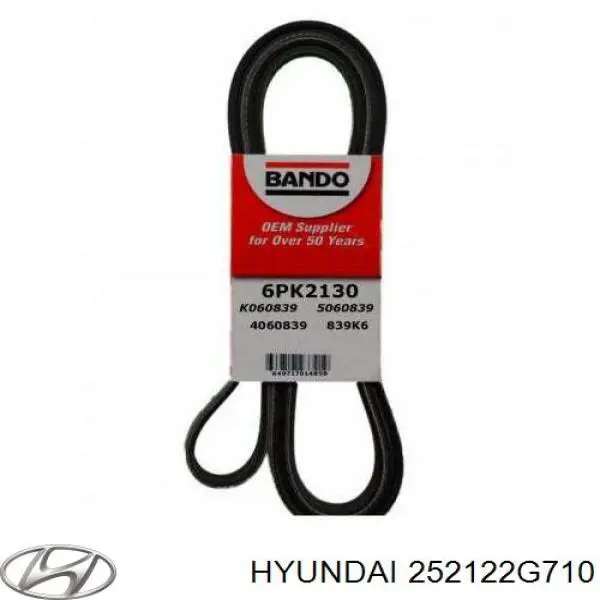 Correia dos conjuntos de transmissão Hyundai/Kia 252122G710 preço, a partir de 34,29 USD