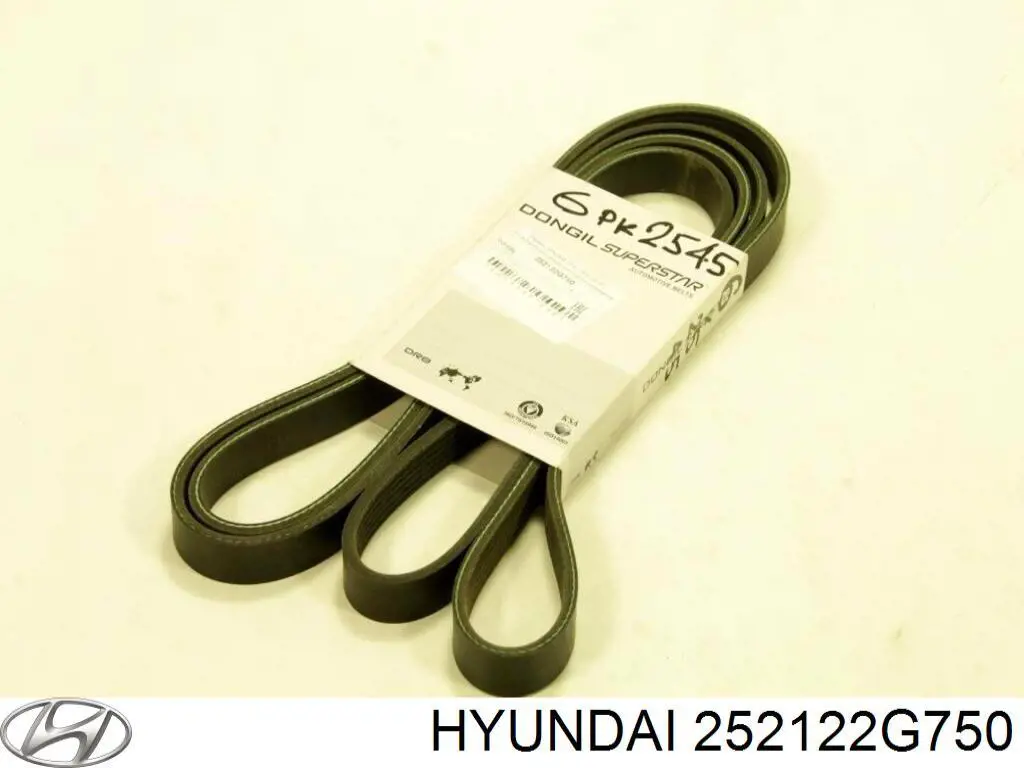 Correia dos conjuntos de transmissão Hyundai/Kia 252122G750 preço, a partir de 48,82 USD