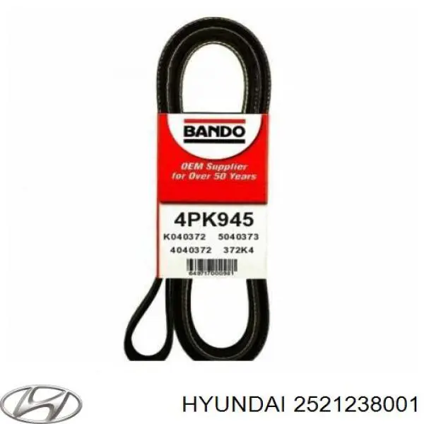 Correia dos conjuntos de transmissão Hyundai/Kia 2521238001 preço, a partir de 19,02 USD