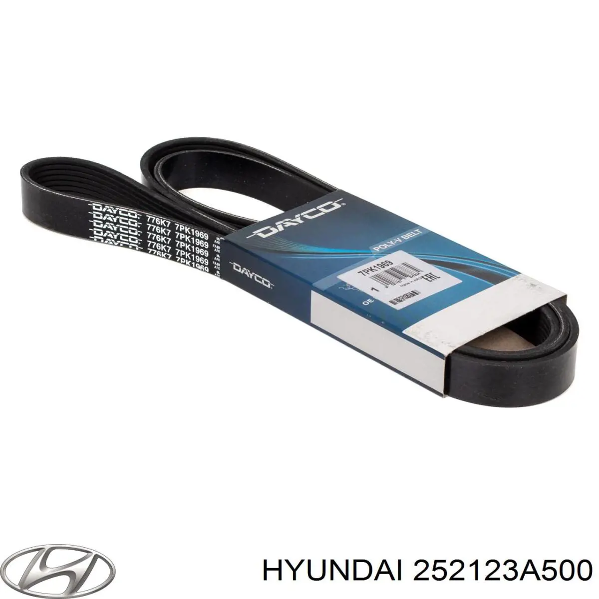 Correia dos conjuntos de transmissão 252123A500 Hyundai/Kia