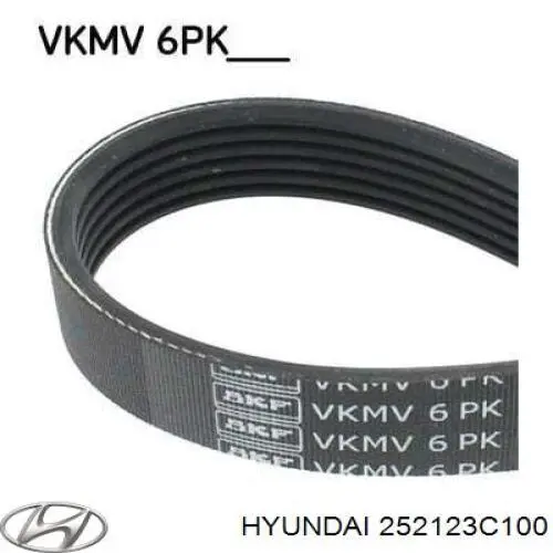 Correia dos conjuntos de transmissão Hyundai/Kia 252123C100 preço, a partir de 40,97 USD