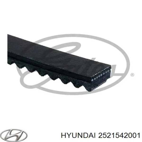 Correia dos conjuntos de transmissão Hyundai/Kia 2521542001 preço, a partir de 23,87 USD