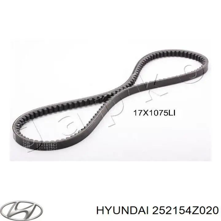Correia dos conjuntos de transmissão Hyundai/Kia 252154Z020 preço, a partir de 16,54 USD
