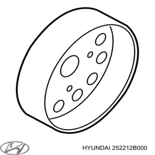 Polia da bomba de água Hyundai/Kia 252212B000 preço, a partir de 35,25 USD