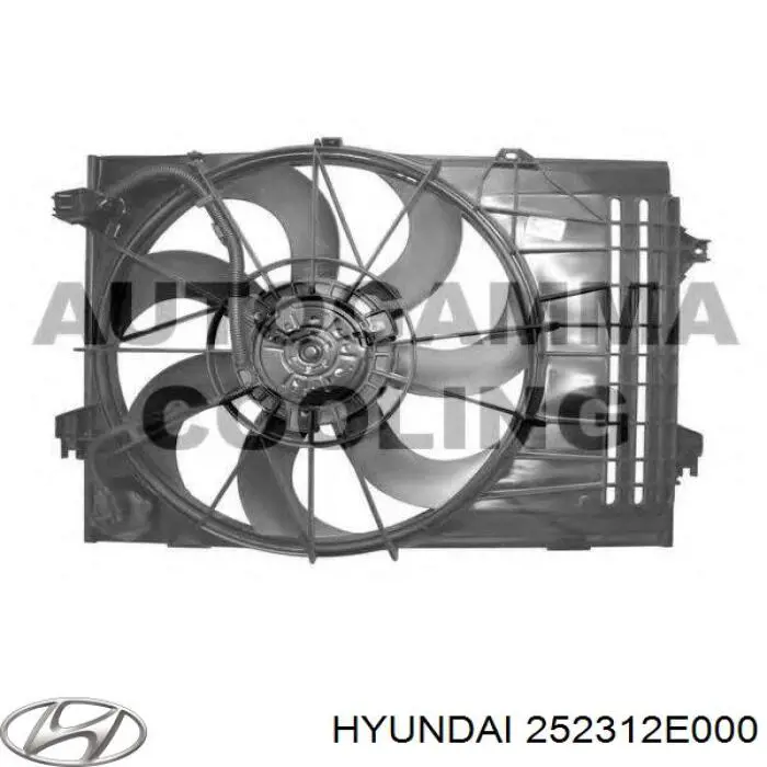 Difusor do radiador de esfriamento Hyundai/Kia 252312E000 preço, a partir de 68,02 USD