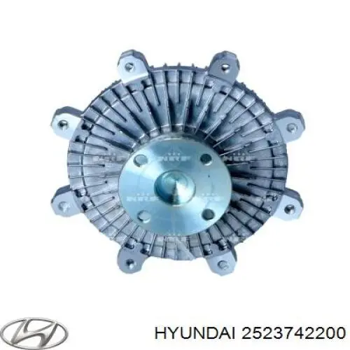 Acoplamento viscoso de ventilador de esfriamento 2523742200 Hyundai/Kia