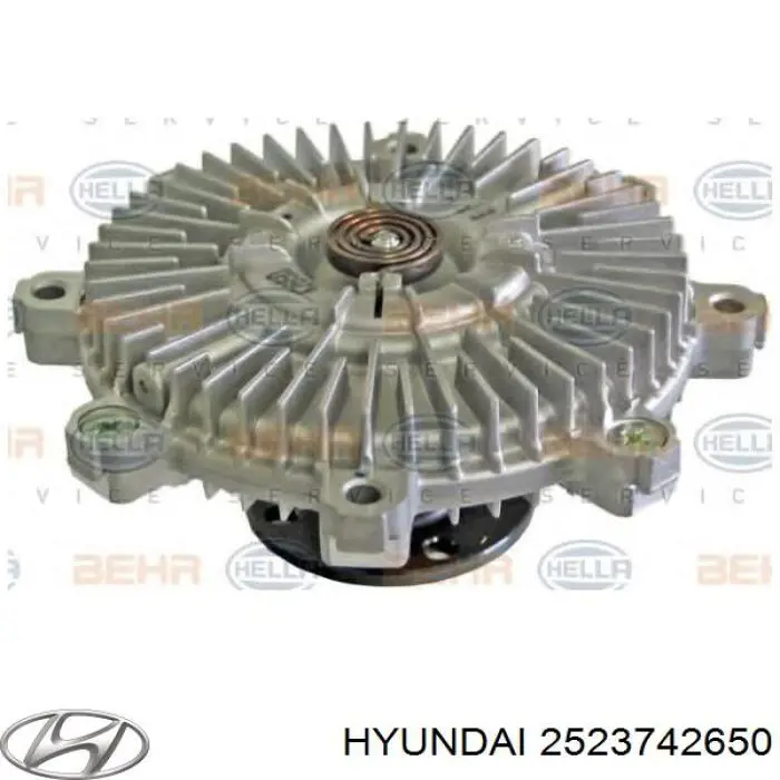 2523742650 Hyundai/Kia Acoplamento viscoso de ventilador de esfriamento
