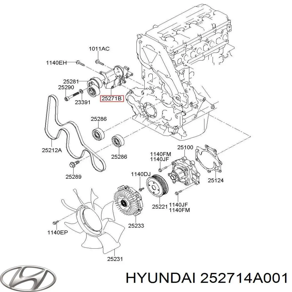 Consola de bomba da Direção hidrâulica assistida Hyundai/Kia 252714A001 preço, a partir de  USD