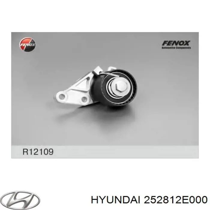 252812E000 Hyundai/Kia Rolo de reguladora de tensão da correia de transmissão