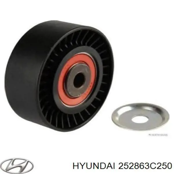 Rolo parasita da correia de transmissão Hyundai/Kia 252863C250 preço, a partir de 28,20 USD