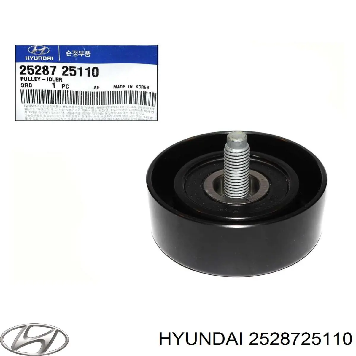 Rolo parasita da correia de transmissão Hyundai/Kia 2528725110 preço, a partir de 16,97 USD