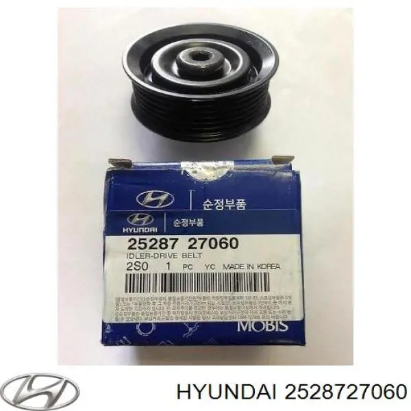 2528727060 Hyundai/Kia Rolo parasita da correia de transmissão