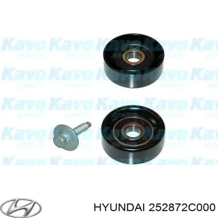 Compre 252872C000 Hyundai/Kia Rolo de reguladora de tensão da correia de transmissão