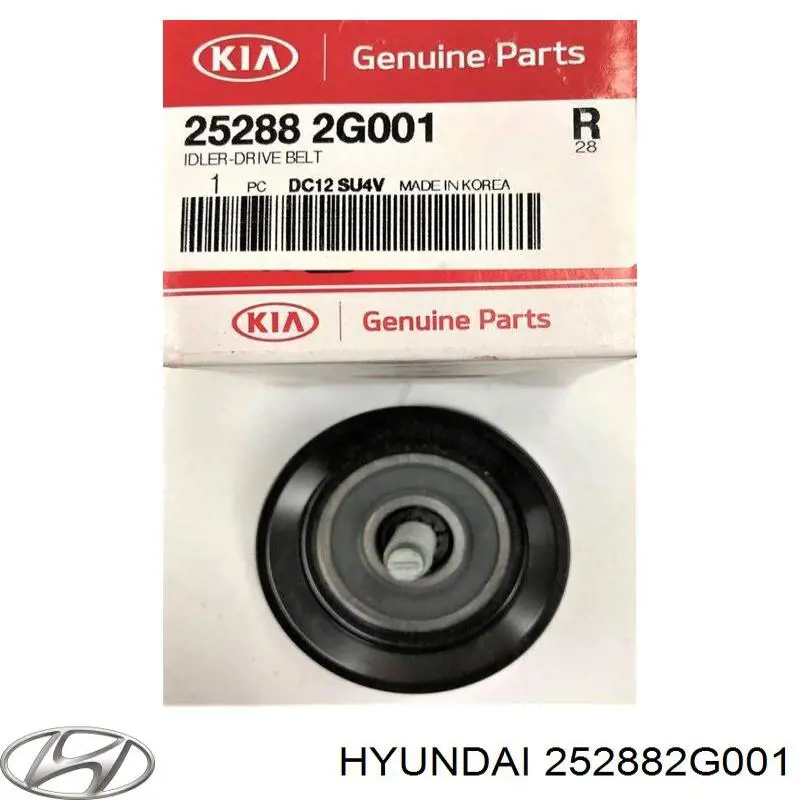 252882G001 Hyundai/Kia Rolo parasita da correia de transmissão