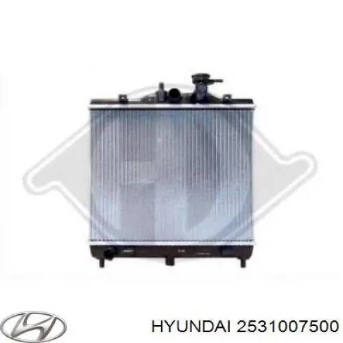 Compre 2531007500 Hyundai/Kia Radiador de esfriamento de motor