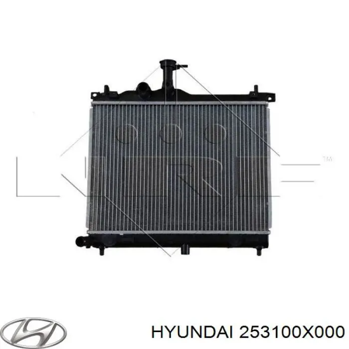 Radiador de esfriamento de motor Hyundai/Kia 253100X000 preço, a partir de 88,13 USD