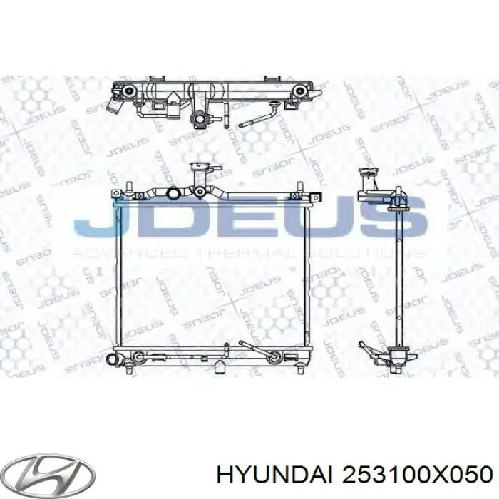 Compre 253100X050 Hyundai/Kia Radiador de esfriamento de motor