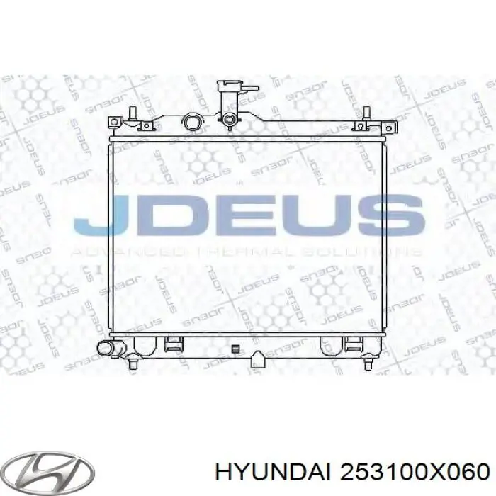Radiador de esfriamento de motor Hyundai/Kia 253100X060 preço, a partir de 85,11 USD