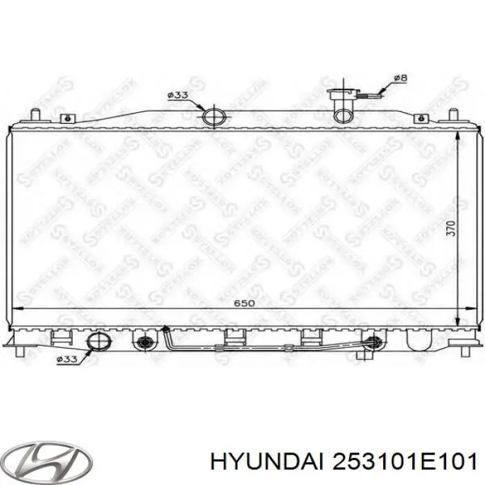 Radiador de esfriamento de motor Hyundai/Kia 253101E101 preço, a partir de 100,56 USD