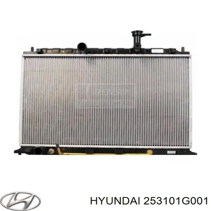 253101G001 Hyundai/Kia Radiador de esfriamento de motor