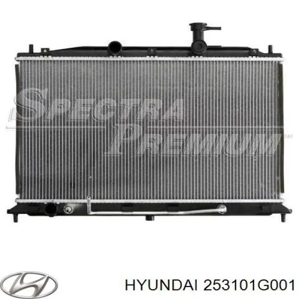 Compre 253101G001 Hyundai/Kia Radiador de esfriamento de motor