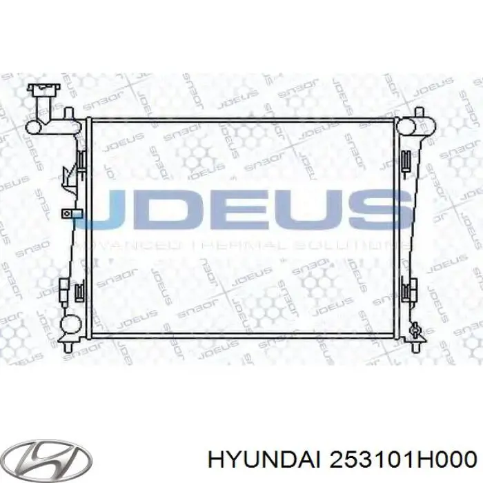 Radiador de esfriamento de motor Hyundai/Kia 253101H000 preço, a partir de 82,36 USD