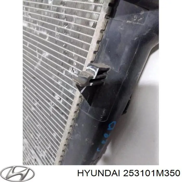 Radiador de esfriamento de motor 253101M350 Hyundai/Kia