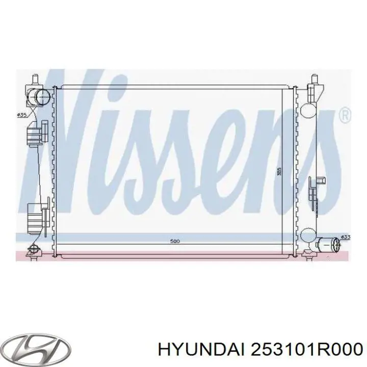 Compre 253101R000 Hyundai/Kia Radiador de esfriamento de motor