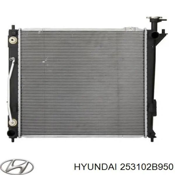 Compre 253102B950 Hyundai/Kia Radiador de esfriamento de motor