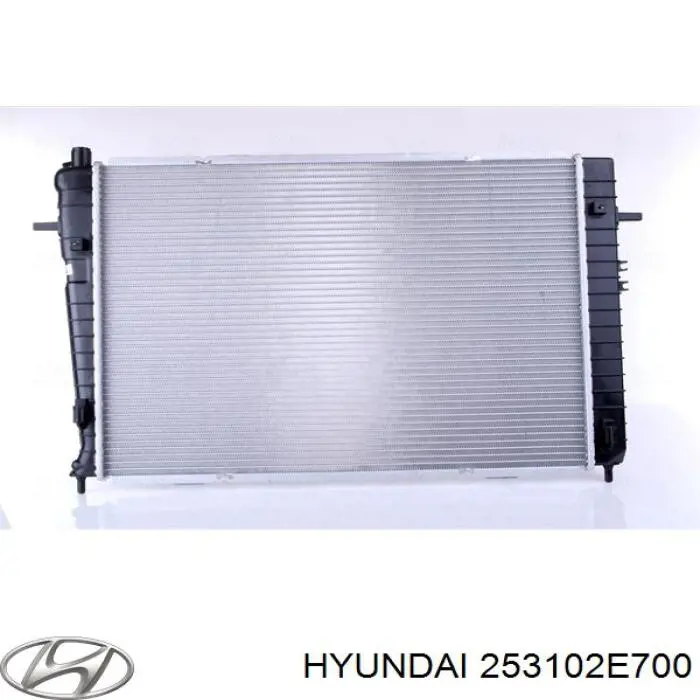 Radiador de esfriamento de motor 253102E700 Hyundai/Kia