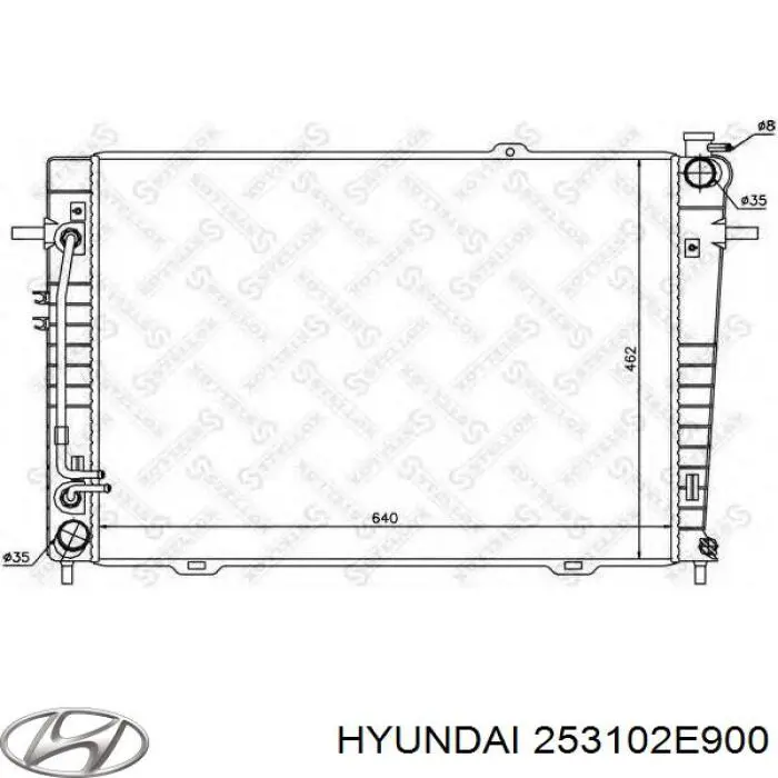 Radiador de esfriamento de motor Hyundai/Kia 253102E900 preço, a partir de 116,27 USD