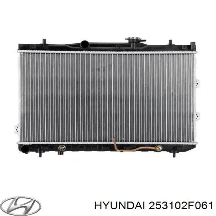 Compre 253102F061 Hyundai/Kia Radiador de esfriamento de motor