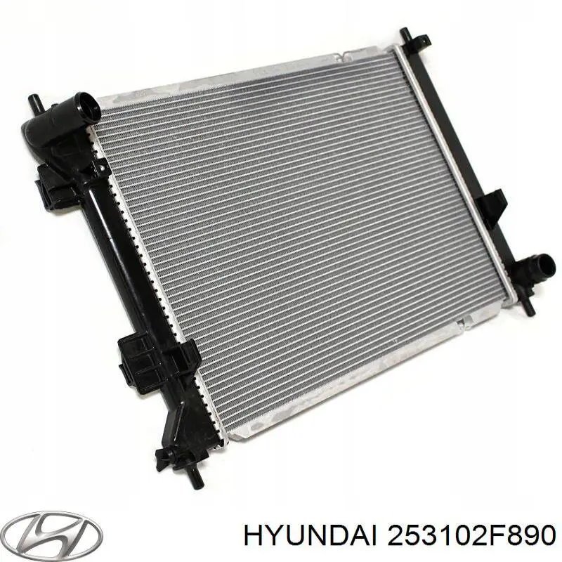 253102F890 Hyundai/Kia Radiador de esfriamento de motor